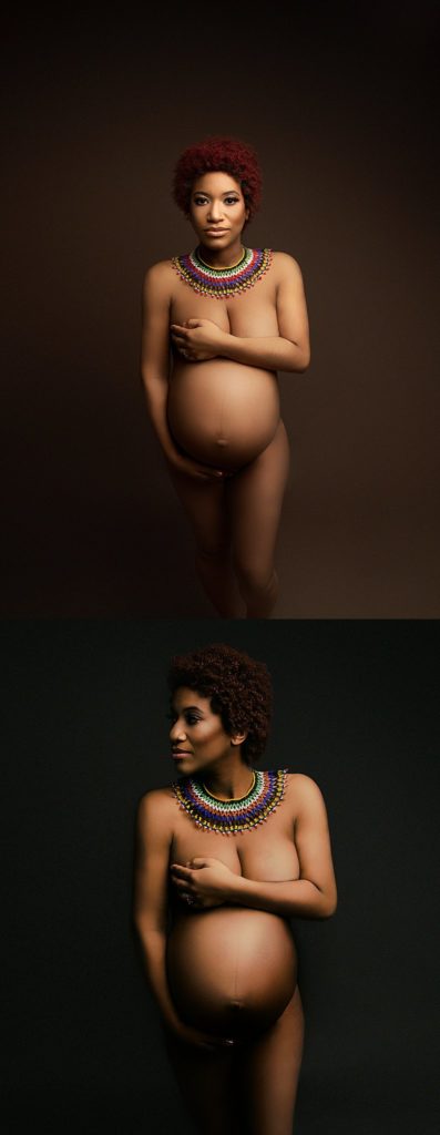 Studio Maternity Photo Shoot in Austin, Texas