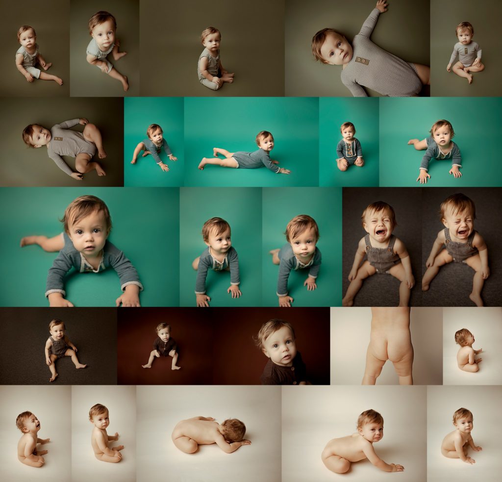 Austin, Texas One Year Baby Milestone Photography Studio