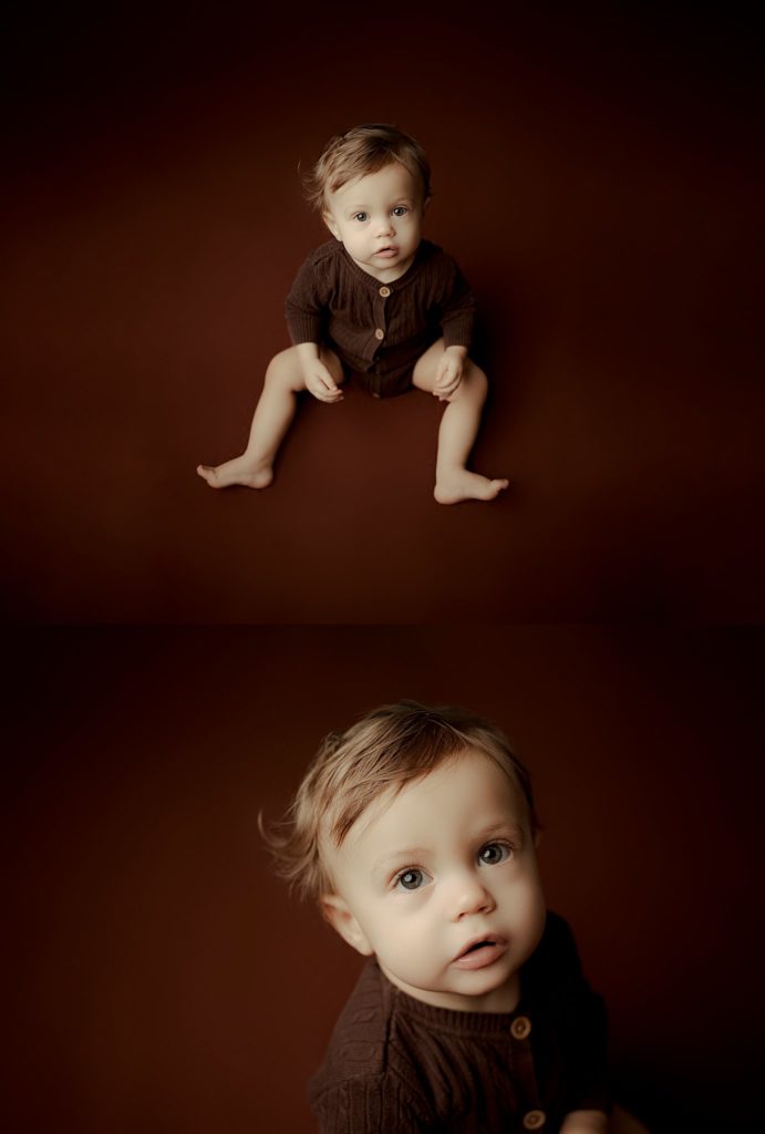 One Year Baby Milestone Photoshoot in Austin, Texas